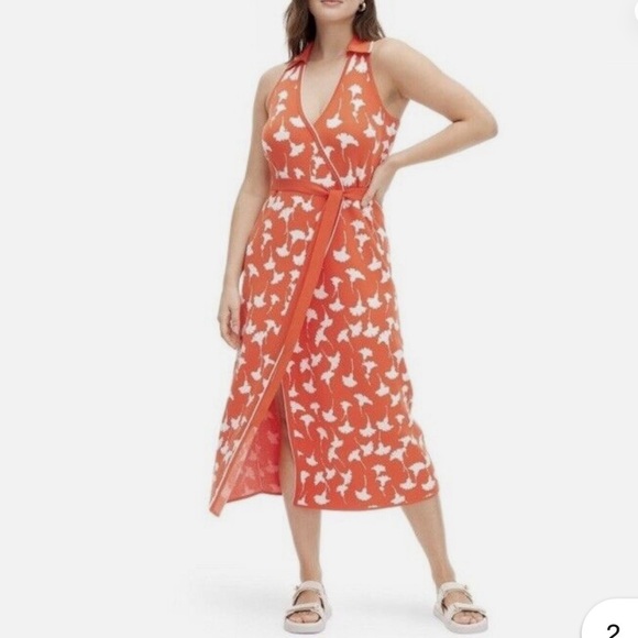 Diane Von Furstenberg for target Midi Wrap Dress XXL - Picture 1 of 6